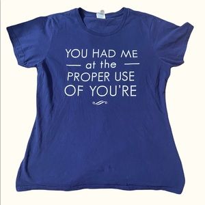 Grammar funny shirt